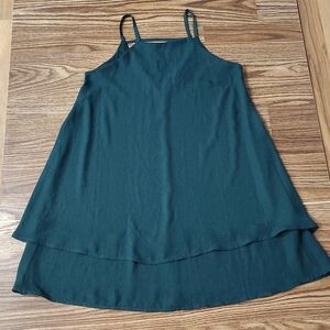 Charlotte Russe Ladies Camisole Top,  Size Small,  Emerald Green Ladies Top